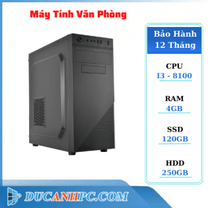 PC Văn Phòng Cũ (I3 8100/ H310/ RAM 4GB / SSD 120G / HDD 250G)