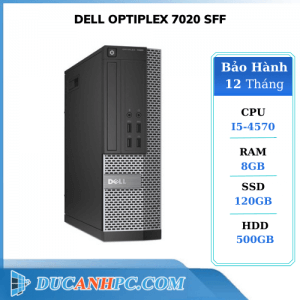 Máy Tính Để Bàn Dell Optiplex 7020 SFF (Core I5 4570/ Ram 8Gb/ SSD 120Gb/ HDD 500Gb)