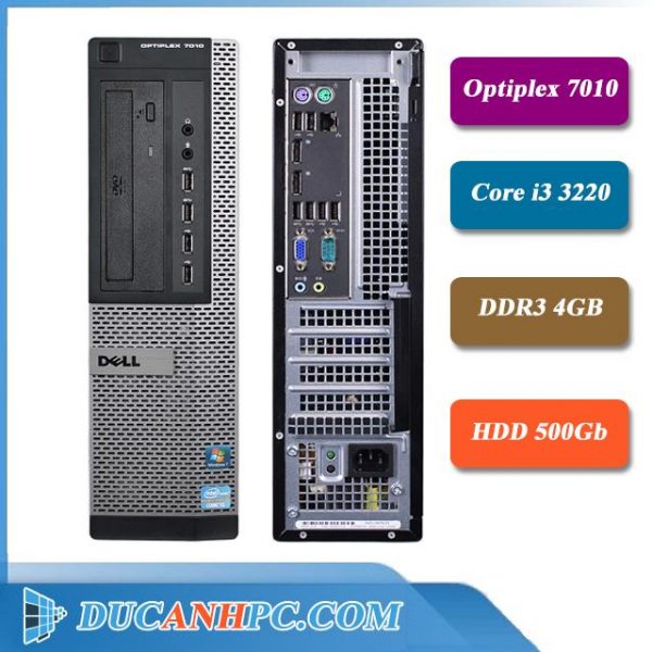 Máy Tính Để Bàn Dell Optiplex 7010 I3 3220 Ram 4gb HDD 500Gb