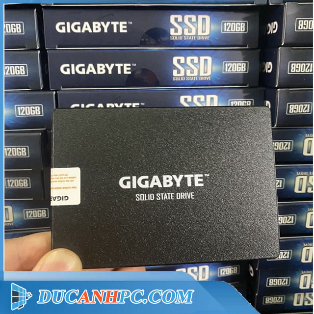 Ducanhpc sử dụng SSD 120gb hàng new của Gigabyte hoặc Kingfast