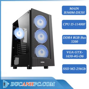 PC Gaming (Core i5-11400F/ B560M/ RAM 8GB / GTX 1650/ M2-256Gb)
