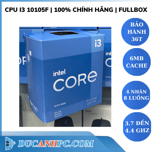 CPU Intel Core I3 10105F