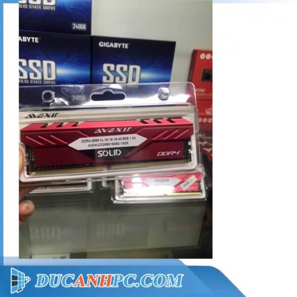 RAM DDR4 8GB AVEXIR 1SOE BUS 2666