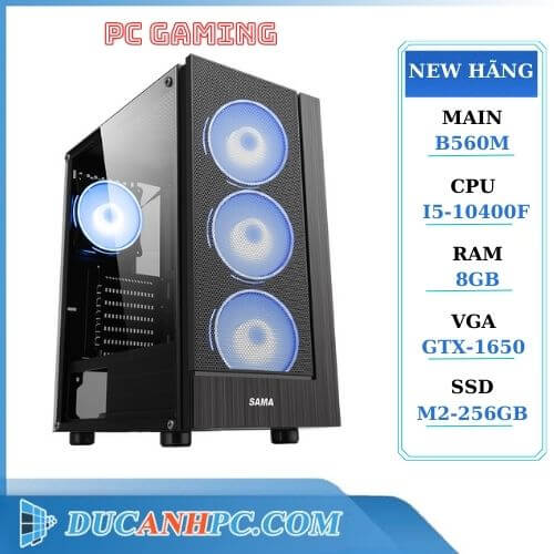 PC GAMING MỚI CORE I5-10400F/ GTX1650