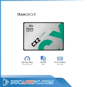 Ổ cứng SSD TeamGroup CX2 256GB 2.5 inch SATA III